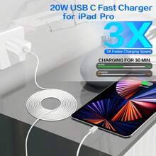 Cargador de pared USB-C de 30W + Cable de carga rápida USB-C a USB-C trenzado de nailon de 3.3ft/100cm, compatible con iPhone 17 Pro Max/17 Pro/17/16 Pro Max/16 Pro/16 Plus/16/15 Pro Max/15 Pro/15 Plus/15 - Tipo de Enchufe A USA (110-127V) - Ver 6