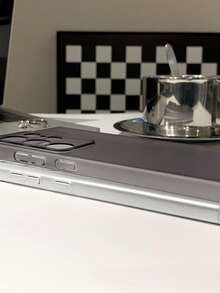 适用于 Galaxy S22/Galaxy S22U/Galaxy S22+/Galaxy S23U/Galaxy S24U/Galaxy S25/Galaxy S25+/Galaxy S25U/Galaxy S24+ 系列，1 件装极简磨砂亲肤/半透明超薄/硬质 PC 磨砂防刮防震全包手机壳 - 白色 - 查看 5