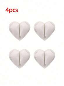 Bộ 2/4 kẹp giữ dây cáp hình trái tim, kẹp cố định dây cáp sạc điện thoại, kẹp giữ dây cáp tự dính dùng cho bàn làm việc, đầu giường, tường, xe hơi và văn phòng. - Nhiều màu - Xem 11