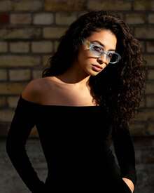 1pc Retro Rectangle Fashion Glasses Women Men ,Y2K,Summer Beach Glasses, 90s Small Narrow Square Glasses,Autumn And Winter Decoration,Mother's Day ,Christmas Gift,Driving Traveling Photography Parties Daily Life Decoration Work Glasses CK2322 - 014 - 查看 3