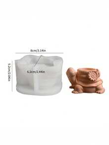 2 khuôn trồng cây hình động vật dập nổi, khuôn silicon hình ốc sên, rùa, hoa cúc, ong để làm nến trang trí, sáp thơm, đá khuếch tán tinh dầu, đúc nhựa, thích hợp cho trang trí ngày lễ, thiền định, làm vườn. - Ốc sên và Rùa - Xem 11