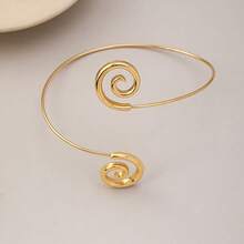 1件时尚优雅可爱休闲开口圆环设计手链，适合女性日常佩戴 - 彩色 - 查看 3