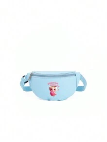 1 Stück Mädchen Hüfttasche mit süßem Barista & Cappuccino Motiv, Umhängetasche, Brusttasche, geeignet für Alltag, Outdoor, Reisen, Wandern, tragbar, ideales Geschenk - 2045 Kaffeemädchen - Übersicht 20