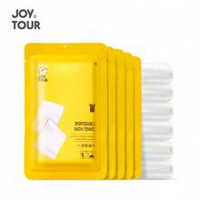 Toallas de baño desechables de hotel empaquetadas individualmente, convenientes para viajar. Los suministros de hotel incluyen toallas de baño desechables con textura de perla. - Toallas desechables de algodón comprimido, 5 paquetes (24*30CM) - Ver 7