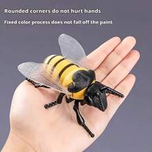 1pc Creative Wind-Up Crawling Ladybug/Bee/Jewel Beetle, No Battery Required, Suitable For Outdoor Decor, Realistic Insect Model Toy - Multicolor - View 7