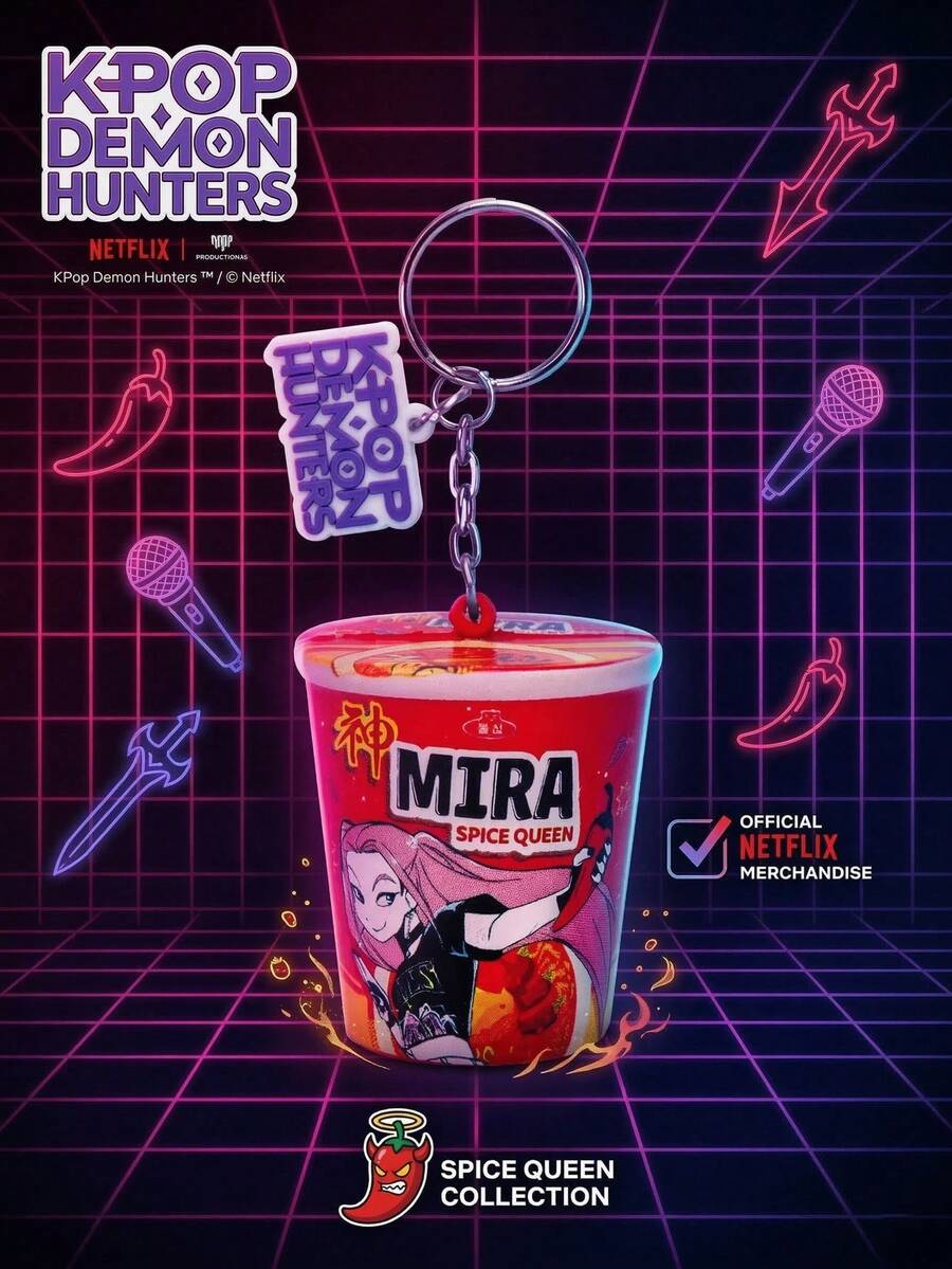 Ornamen Koleksi Resmi Netflix Mira Spice Queen Dekorasi Rumah Premium & Pajangan Karakter - MultiWarna - View 1