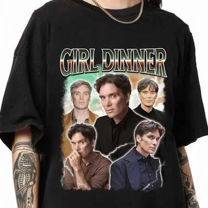 Camiseta bootleg de cena de chica de Cillian Murphy, Camiseta retro estilo The Eras de Cillian Murphy, Camiseta vintage de los 90 de Cillian Murphy