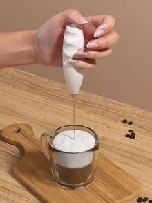 新款奶泡器，强力手持奶泡器，迷你奶泡器，咖啡搅拌器，不锈钢饮品搅拌器，适用于咖啡、拿铁、卡布奇诺、抹茶、热巧克力等，便携式奶泡器，无线电动奶泡器迷你咖啡机，开学必备 - 彩色 - 查看 6