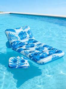 1 pieza Balsa inflable ajustable, Tabla de flotación para adultos de PVC duradero de múltiples piezas, Flotador con respaldo para piscina, Tumbona flotante para piscina, Adecuado para fiestas en la piscina y parques acuáticos - Multicolor - Ver 5