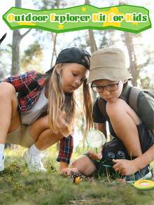 Children's Outdoor Adventure Set - Insect Catching Tool Kit (Includes Insect Observation Box, Magnifying Glass) This Is An Educational Toy That Helps Develop Hand-Eye Coordination, Suitable For 3-12 Years Old Boys And Girls As Birthday Gifts, Accessories In Random Colors - Green - View 11