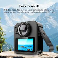 For MAX2 PULUZ ABS Battery Side Interface Cover (Black) - View 7