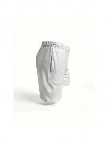 Conjunto para hombre estilo streetwear retro hip hop con estampado gráfico y letras algodón cómodo ajuste holgado cuello redondo manga corta primavera verano uso casual set de playera y shorts - Blanco 1 - Ver 5