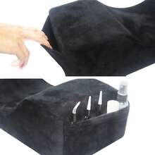 U型睫毛嫁接颈枕记忆棉枕美容院嫁接新款可拆卸睫毛枕 - 黑色 - 查看 3