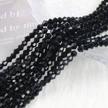 10颗时尚简约亮面水晶玻璃4毫米尖头珠，DIY珠宝项链手链工艺材料 - 4mm尖珠 - 查看 9
