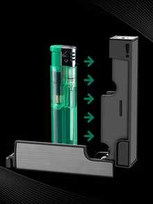 Personalized Laser Engraved Metal Cigarette Case Portable Storage Box Holder Container Gift Card Holder - Multicolor - View 5