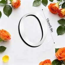 OUTANA Self-Adhesive Acrylic Alphabet Wall Stickers, Removable & Easy To Install, Can Be Freely Combined Into Names, Slogans, Store Signs, Birthday & Holiday Decorations - Silver - View 24