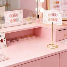 1 hộp trưng bày mẫu móng tay, giá đỡ trưng bày sticker vẽ móng mini, bảng phông nền chụp ảnh nghệ thuật vẽ móng, hộp trưng bày kiểu móng để bàn trong tiệm nail. - Nhiều màu - Xem 14