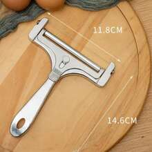 1 chiếc dụng cụ cắt phô mai có thể điều chỉnh - Dễ dàng cắt lát mỏng hoặc dày, thích hợp sử dụng trong nhà hàng. - Xem 4