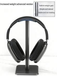 Desktop Headphone Stand Multifunctional Desktop Headphone Holder Detachable & Portable Fashionable Display Rack Ideal For Gaming Headset Display&Wireless Headphones Universal Headset Stand Compatible With All Over-Ear On-Ear Home School - Multicolor - View 7