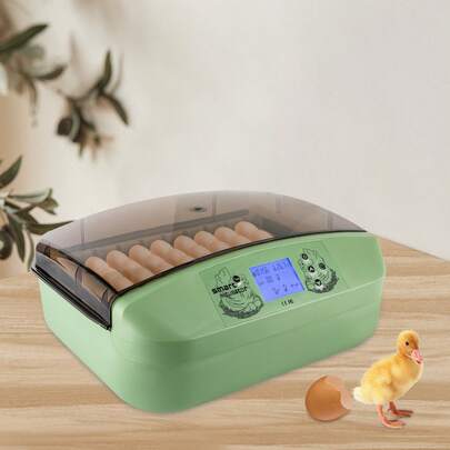32 Eggs Automatic Incubator With Temperature Humidity Control Auto Egg Turning 3-In-1 Hatching Brooding Tool For Chicken Duck Quail