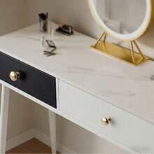 Bộ 1/2/4 tay nắm tủ màu vàng đồng phong cách cổ điển hiện đại tối giản, tay nắm ngăn kéo hợp kim nhôm, tay nắm cửa tủ, tay nắm một lỗ, tay nắm cửa tủ quần áo, phụ kiện tủ quần áo. Tay nắm bàn trang điểm, núm cửa, trang trí retro, trang trí phòng màu hồng, tay nắm màu vàng đồng. - lỗ đơn - Xem 9