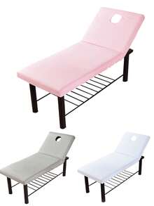 1 tấm ga trải giường massage, ga phủ giường massage có lỗ cho mặt, váy giường massage thân thiện với da, thích hợp sử dụng trong salon. - Nhiều màu - Xem 2