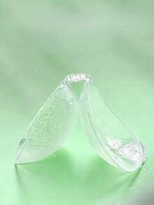 1/2/3片装隐形硅胶胸贴，无背无肩带粘性胸贴，提升胸型，适用于婚纱 - 無色 - 查看 3