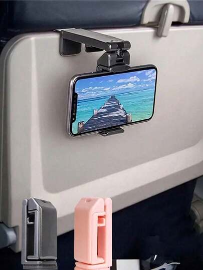 Airplane Phone Holder, Portable Travel Holder, Desk, Foldable Adjustable Rotating Selfie Holder, Train Seat Holder, Seat Holder, Car Phone Holder, Airplane Phone Holder, Travel Essentials, Car Storage Bag, Travel Essentials, Back To School Essentials Travel Accessories Vacation Summer Holiday