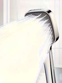 Cabezal de ducha cuadrado de alta presión con filtro de 8 ajustes y panel grande, conjunto de cabezal de ducha de mano con manguera de 59 pulgadas y soporte de pared, ajuste universal G1/2, incluye válvula de cierre, ideal para el hogar, hotel, apartamento, sala de ducha y baño del gimnasio, mejore su baño para una experiencia de baño de lujo, gran regalo para familiares y amigos - Multicolor - Ver 5