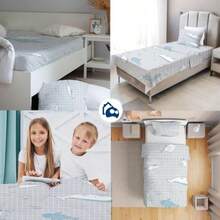 Bluelander Juego de Sabanas Sabanas Individuales 3 Piezas 1800 Hilos Cómodas y Frescas Calidad de Lujo Hipoalergénicas Lavado a Máquina Ballenas Individual   953215 - Ballenas - Ver 4