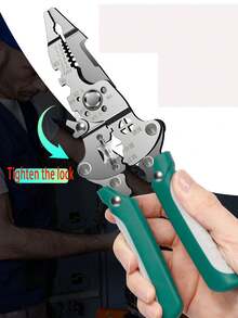 1个不锈钢折叠式剥线钳，电工专用多功能剥线钳，集绕线、剪线、剥线于一体 - 多色 - 查看 6