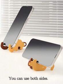 Adjustable Special-Shaped Phone Stand Portable Elephant Creative Desktop Foldable Mini Phone Holder Suitable For Android Smartphones Phone Accessory Spring Birthday Gift - Multicolor - View 3