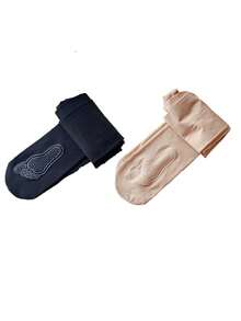 Women's High Waist Slimming Shaping Pantyhose, Thin Fabric, Sheer, Anti-Snag Tights - Multicolor - View 11