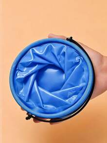 Faltbarer PVC-Eimer, langanhaltend und tragbar, geeignet für Strand, Camping, Picknick, Angeln, Malen, Outdoor-Aktivitäten - Gartenfest, gestufter Pinselwasch-Eimer, nicht gestufter Pinselwasch-Eimer, faltbarer, teleskopischer, gestufter Pinselwasch-Eimer Essentiell - mehrfarbig - Übersicht 6