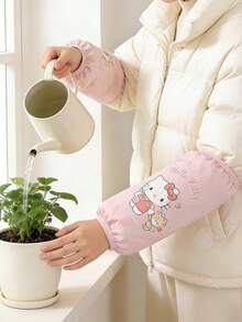 Sanrio Stain-Resistant Sleeve Covers for Women & Girls - Cute Hello Kitty, My Melody, Kuromi, Cinnamoroll, Pochacco Cartoon Arm Warmers - Easy Wash & Quick Dry - Perfect for School, Office, Cooking & Cleaning, Sanrio Licensed Character Collection, Adorable Kawaer Collection, Adorableer，Lablealable, Comightable, AFtable, Comightable, AFtable，Labledable, 長度， - 多種 - 查看 11