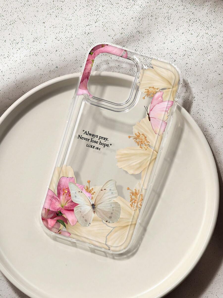 芙蓉花圖案透明手機殼,相容於 13/11/17/17pro/16/14/15/15pro/15 Plus/15 Promax/7plus/8plus/X/Xs Max/Xr/11pro/12pro/13pro/14pro/12mini/13mini/11promax/12promax/13promax/14promax/14plus/17pro Max/17Air/6/6s Plus/7/8/16Pro/16plus/16promax/Se2/17promax 以及 Galaxy/A54/A14/A12/A13/A15/A32/A33/A24/A52S/S20/S21/S22/S23/S24/S23Plus/S24ultra/S25/A15/A33/A23 - 彩色 - 查看 1