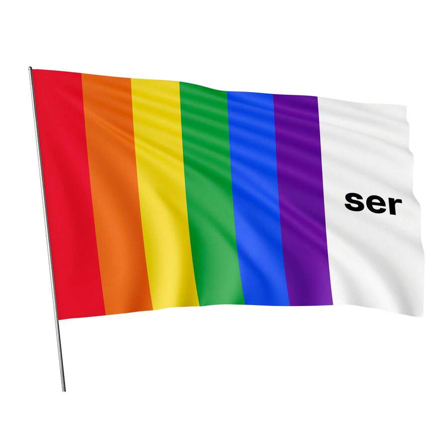 Bandeira Lgbtqiapn+ Resistência Tecido Sublimado 1,70x1,20 - 3 YEARS - Visão 1