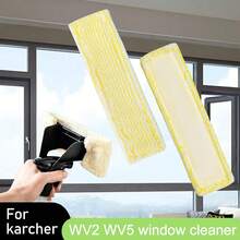 Window Cleaner Replacement Pad, Ultra-Fine Fiber Wiping Pad Replacement Cloth For Karcher WV2 WV5 Window Cleaner - Compatible With Kärcher Yellow Window Cleaning Cloths - View 1
