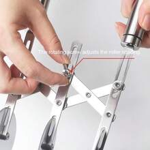 1 cái, Dao cắt bánh ngọt/pizza 1/3/5/7 inch bằng thép không gỉ, dao cắt đa năng hình tròn, dụng cụ làm mì ống với lưỡi cắt bột điều chỉnh được, dùng để làm bánh brownie, mì sợi, bánh nướng nhân rau diếp. - Xem 4
