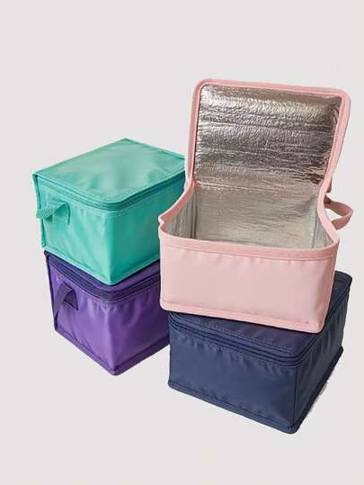 Túi giữ nhiệt gấp gọn, thời trang tối giản - Túi đựng đồ ăn trưa và hộp đựng thực phẩm, thích hợp cho gia đình, nhà bếp, hoạt động ngoài trời và cắm trại (không dùng cho tiếp xúc trực tiếp với thực phẩm)