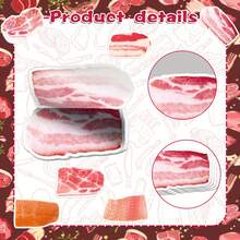 6本/套（240页）鲑鱼和猪肉主题自粘便签本，生日派对办公家居文具 - J - 查看 3