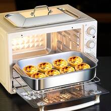 Bestselling Stainless Steel Rectangular Baking Tray With Lid - Fish Grill Baking Pan, Multi-Functional Large Capacity Oven Cooking Steamer Tray, Insulated Design Suitable For Home Kitchen And Dining, Medium/Large Size, Easy To Clean, Dishwasher , Highly Praised Kitchen Cooking Utensil - Multicolor - View 3