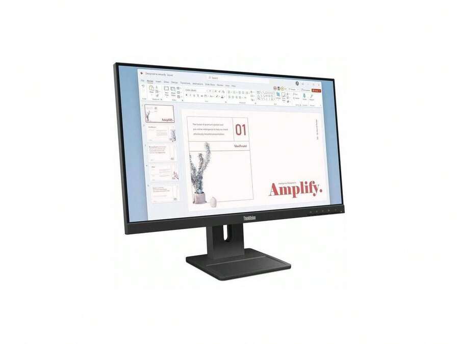 Lenovo ThinkVision E24-40 24" Class Full HD LED Monitor - 16:9 - IPS - WLED Backlight - 1920 X 1080 - 16.7 Million Colors - 250 Nit - 4 Ms - 100 Hz - HDMI - VGA - DisplayPort - VESA Mount 64BAMAR1UZ - 查看 1