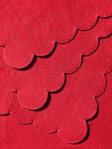 20 Pcs Cocktail Napkins Red Party Napkins Red Dessert Beverage Napkin Paper Napkin For Baby Shower, Mothers Day, Birthday, Wedding, 4.92 X 4.92 Inch - Multicolor - View 5