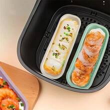 1/4pcs Reusable Mini Silicone Bread Molds, Suitable For Air Fryer And Oven, Non-Stick Design, Easy Release. Great For Baking Cheesecake, Banana Bread, Brownies And Omelets, These Trays Are Perfect For Halloween And Christmas. - View 8