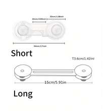 5个装安全抽屉锁 - 多用途带扣锁，适用于橱柜、冰箱和卫生间 - 多色 - 查看 3