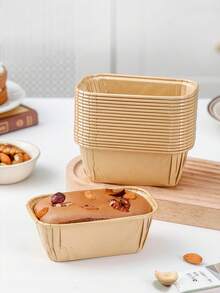 20/50 khuôn giấy nướng bánh mì nhỏ, giấy lót bánh cupcake, khuôn giấy kraft nướng bánh mì, dùng được trong lò vi sóng/tủ lạnh/lò nướng, thích hợp cho tiệc cưới, sinh nhật, tiệc mừng em bé. - Nhiều màu - Xem 9