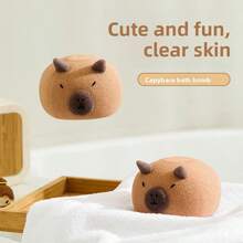 1 miếng bọt biển tắm hình chuột lang nước dễ thương - Mềm mại, nhẹ nhàng tẩy tế bào chết cho mặt và cơ thể - Ý tưởng quà tặng hoàn hảo - nhiều màu - Xem 11