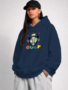 Tyler Creator Golf Album Unisex Sweatshirt Ref4834 - Navy Blue - View 3