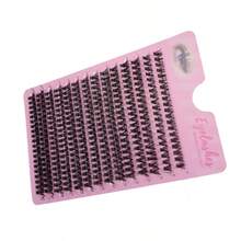 280 Clusters Of 40D False Mink Eyelashes D Curl Natural Eyelash Extensions Russian Strip Individual Eyelashes Makeup Tool - D - View 9